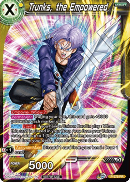 Trunks, the Empowered (P-378) [Promotion Cards] | Rock City Comics