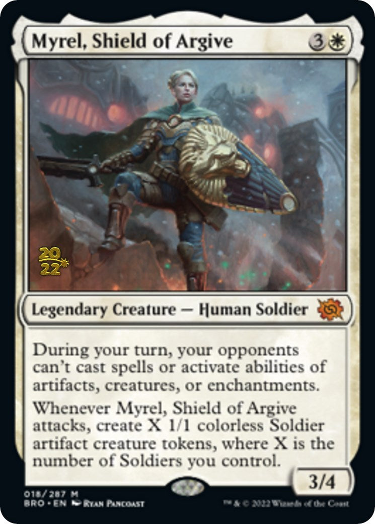 Myrel, Shield of Argive [The Brothers' War Prerelease Promos] | Rock City Comics