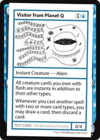 Visitor from Planet Q (2021 Edition) [Mystery Booster Playtest Cards] | Rock City Comics