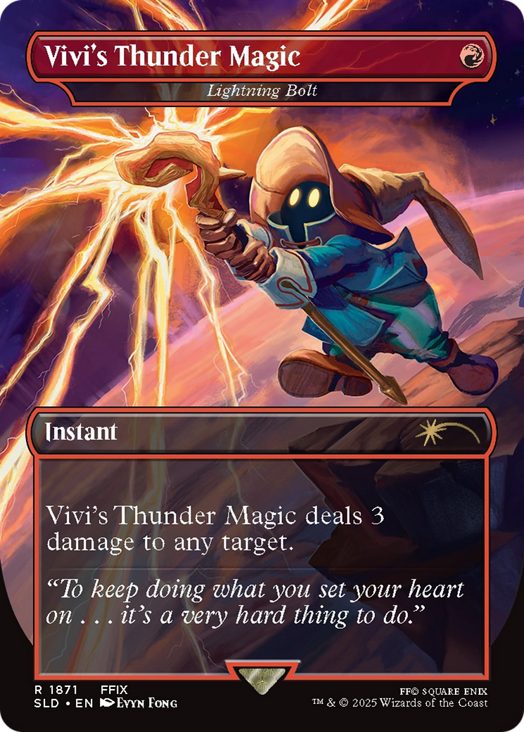 Vivi's Thunder Magic - Lightning Bolt [Secret Lair Drop Series] | Rock City Comics