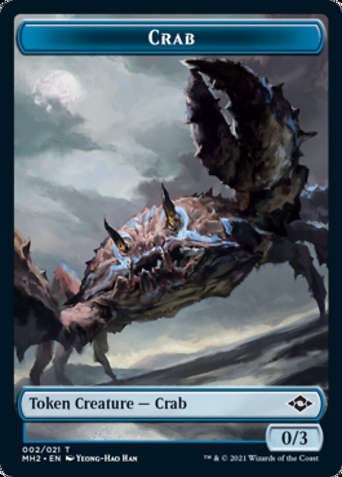 Crab // Treasure (21) Double-Sided Token [Modern Horizons 2 Tokens] | Rock City Comics