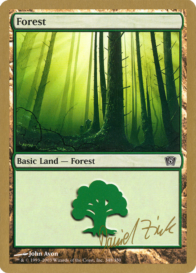 Forest (dz348) (Daniel Zink) [World Championship Decks 2003] | Rock City Comics