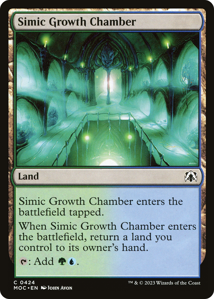 Simic Growth Chamber [March of the Machine Commander] | Rock City Comics