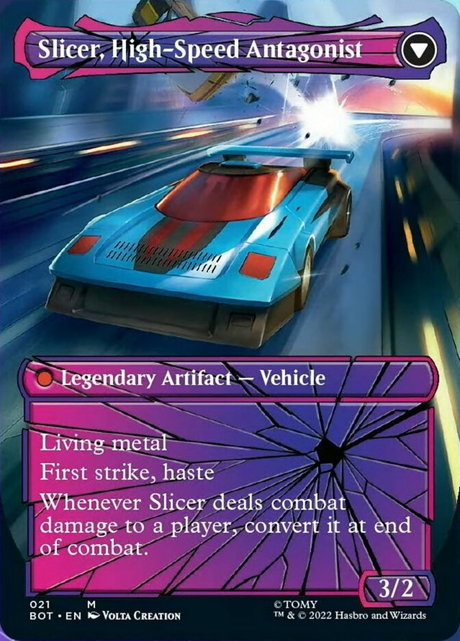 Slicer, Hired Muscle // Slicer, High-Speed Antagonist (Shattered Glass) [Transformers] | Rock City Comics
