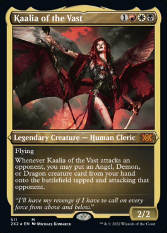 Kaalia of the Vast (Foil Etched) [Double Masters 2022] | Rock City Comics