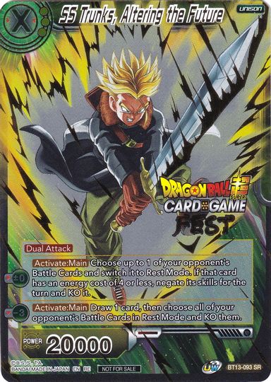 SS Trunks, Altering the Future (Card Game Fest 2022) (BT13-093) [Tournament Promotion Cards] | Rock City Comics