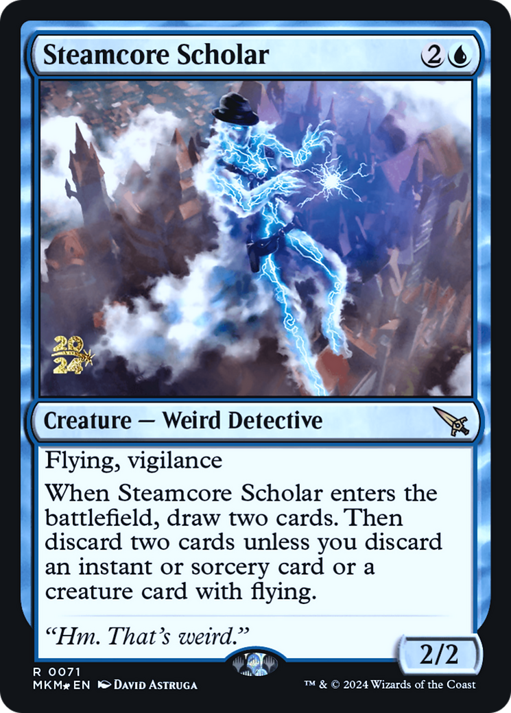 Steamcore Scholar [Murders at Karlov Manor Prerelease Promos] | Rock City Comics