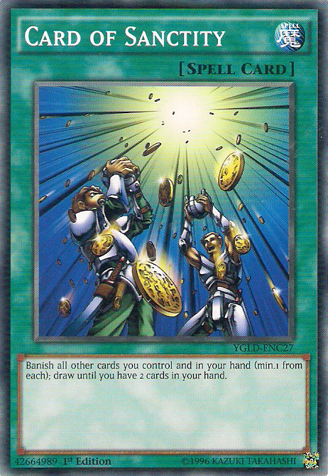 Card of Sanctity [YGLD-ENC27] Common | Rock City Comics