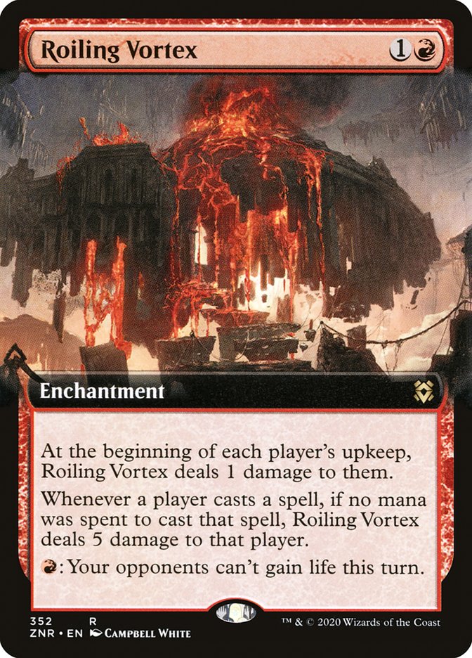 Roiling Vortex (Extended Art) [Zendikar Rising] | Rock City Comics