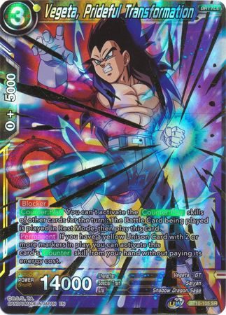 Vegeta, Prideful Transformation (BT10-105) [Rise of the Unison Warrior 2nd Edition] | Rock City Comics