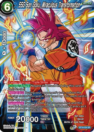 SSG Son Goku, Miraculous Transformation (BT16-024) [Realm of the Gods] | Rock City Comics