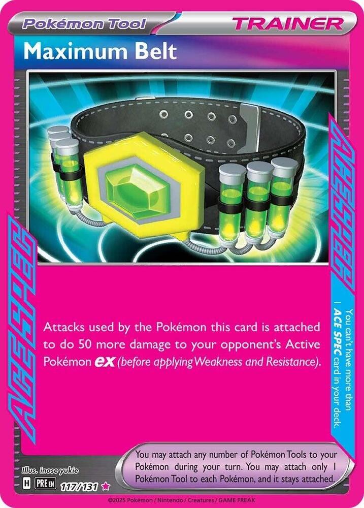 Maximum Belt (117/131) [Scarlet & Violet: Prismatic Evolutions] | Rock City Comics