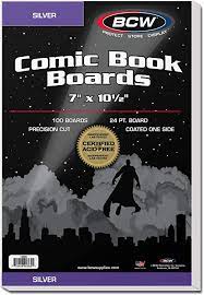 BCW Silver Age 100CT Comic Boards | Rock City Comics