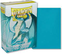 Dragon Shield Turquoise 60CT Japanese Size Sleeves | Rock City Comics