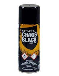 Citadel Chaos Black Spray Primer 400ML | Rock City Comics