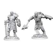 D&D Unpainted Minis: Earth Genasi Fighter | Rock City Comics