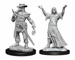 PF Unpainted Minis: Plague Doctor & Cultist | Rock City Comics