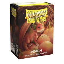 Dragon Shield Peach 100 Count Sleeves | Rock City Comics