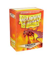 Dragon Shield Orange 100 Count Sleeves | Rock City Comics