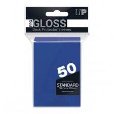 UP Blue Gloss 50 Count Sleeves | Rock City Comics