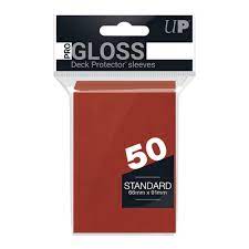UP Red Gloss 50 Count Sleeves | Rock City Comics