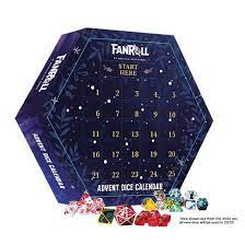 Fanroll Advent Dice Calendar 2023 | Rock City Comics