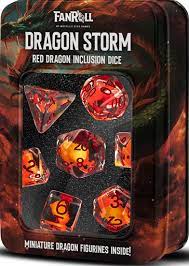 Fanroll Red Dragon Storm 7-Die Set | Rock City Comics