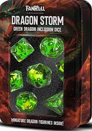 Fanroll Green Dragon Storm 7-Die Set | Rock City Comics