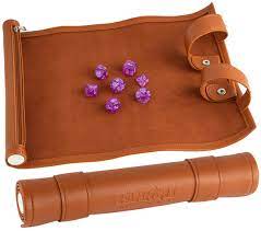 Fanroll Leather Scroll Dice Mat & Storage | Rock City Comics