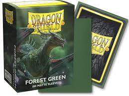 Dragon Shield Forest Green Matte 100CT Sleeves | Rock City Comics