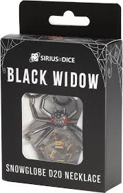 SD Black Widow D20 Necklace | Rock City Comics