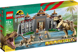 Lego: Jurrsaic World- Visitor Center T-Rex & Raptor Attack | Rock City Comics