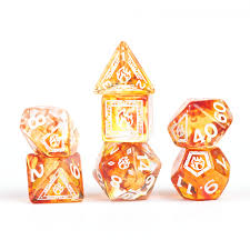 D&D Adventure Dice: Sorcerer Orange | Rock City Comics