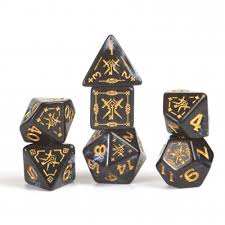 D&D Adventure Dice: Rogue Black | Rock City Comics