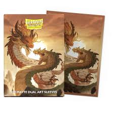 Dragon Shield Dual Matte Wood Snakes 100CT Sleeves | Rock City Comics