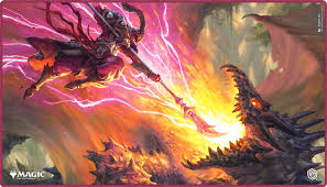 UG MTG Tarkir: Dragonstorm- Worthy Cost Playmat | Rock City Comics
