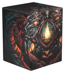 UG MTG Tarkir: Dragonstorm Mox Jasper Boulder Deck Box | Rock City Comics