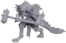D&D Minifigure: Sahuagin Coral Smasher | Rock City Comics