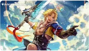 UP MTG Final Fantasy Tidus, Yuna's Guardian Playmat | Rock City Comics