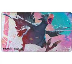 UP MTG Final Fantasy Traveling Chocobo (Black) Holofoil Playmat | Rock City Comics
