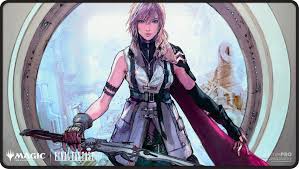 UP MTG Final Fantasy Lightning, Army of One Premium Playmat | Rock City Comics