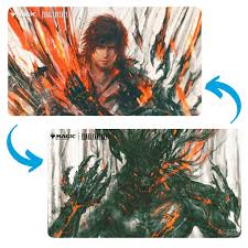 UP MTG Final Fantasy Clive, First Shield of Rosaria/Summon Ifrit Double-Sided Playmat | Rock City Comics