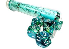 Chessex Neptune/ Grey 7-Die Set | Rock City Comics