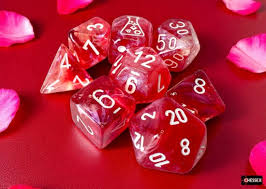Chessex Passion/ White 7-Die Set | Rock City Comics