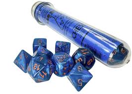 Chessex Midnight/ Copper 7-Die Set | Rock City Comics