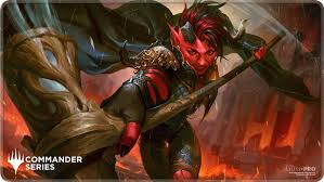 UP MTG Commander Series: Karlach Stitched Playmat | Rock City Comics