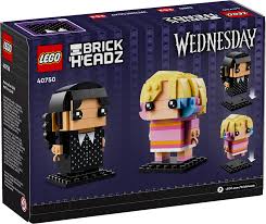 Lego Brick Headz: Wednesday | Rock City Comics