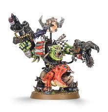 Warhammer 40K Orks: Ork Warboss with Attack Squig | Rock City Comics