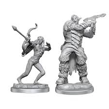 D&D Minifigure: Ashari Stoneguard & Ashari Skydancer | Rock City Comics