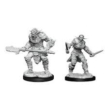 D&D Minifigure: Bugbear Barbarian & Bugbear Rogue | Rock City Comics